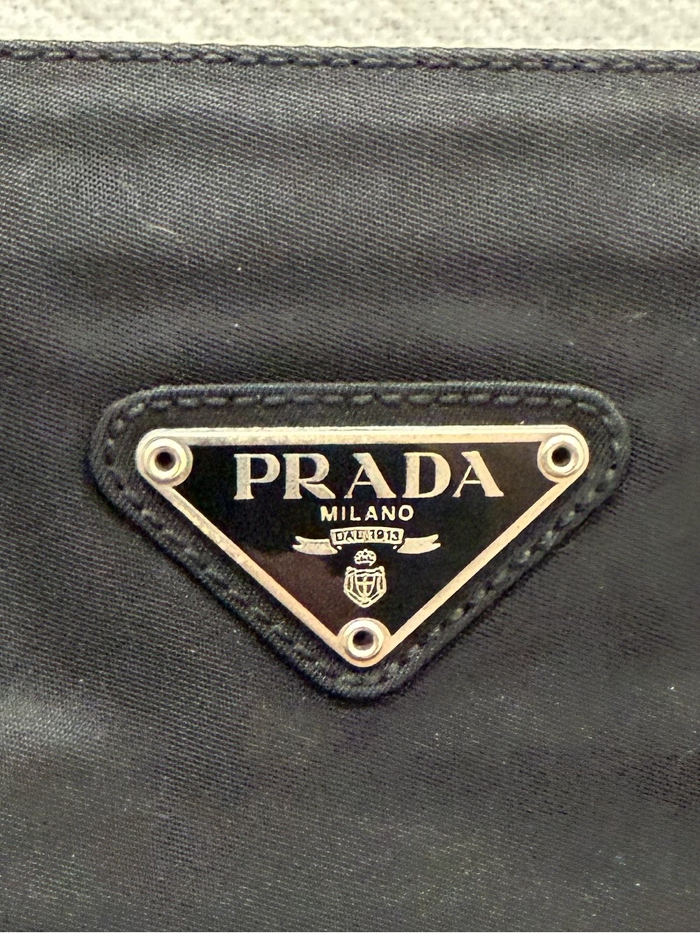 Prada Black Nylon Double-Handle Shoulder Bag - Picture 4 of 16